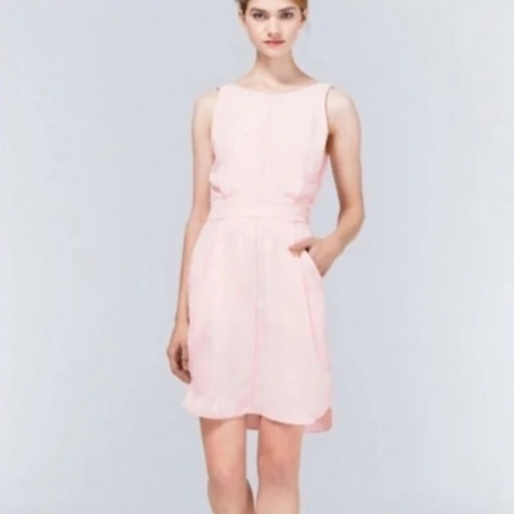 Wilfred Aritzia Leila Dress Women’s Size 4 Light Pink - Picture 4 of 4